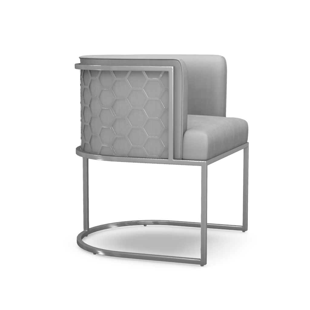 Wellington Light Gray Accent Chair El Dorado Furniture