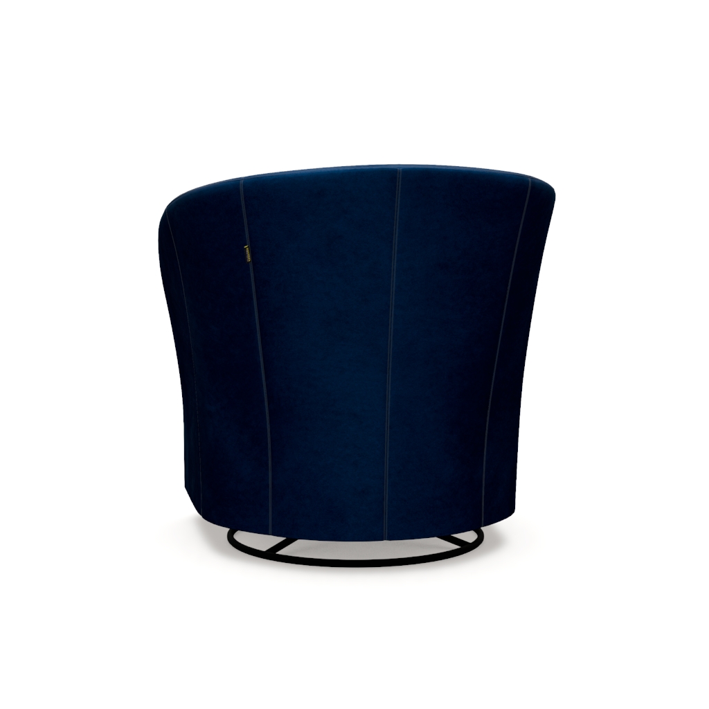 Small navy blue best sale chair